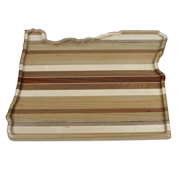 Load image into Gallery viewer, Hardwood Cutting Boards in the Shape of States - AmericanMadeWoodArt.com