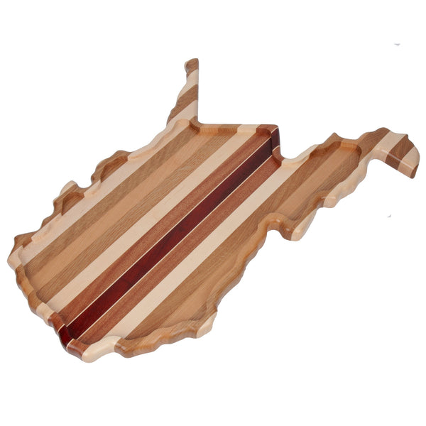 Load image into Gallery viewer, Hardwood Cutting Boards in the Shape of States - AmericanMadeWoodArt.com