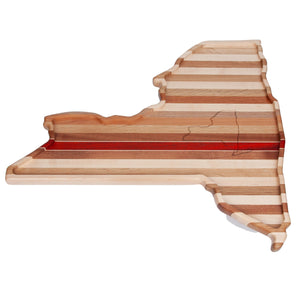 Hardwood Cutting Boards in the Shape of States - AmericanMadeWoodArt.com
