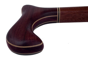 Wooden Walking Cane - AmericanMadeWoodArt.com