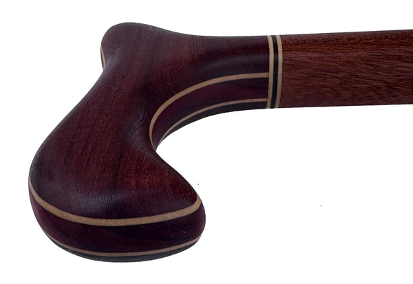 Load image into Gallery viewer, Wooden Walking Cane - AmericanMadeWoodArt.com