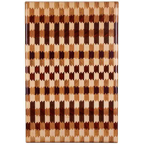 Load image into Gallery viewer, Tongue and groove endgrain cutting board.