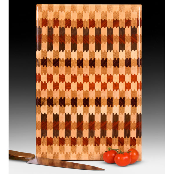 Load image into Gallery viewer, Exotic Hardwood Endgrain Cutting Board - Hardwood Creations