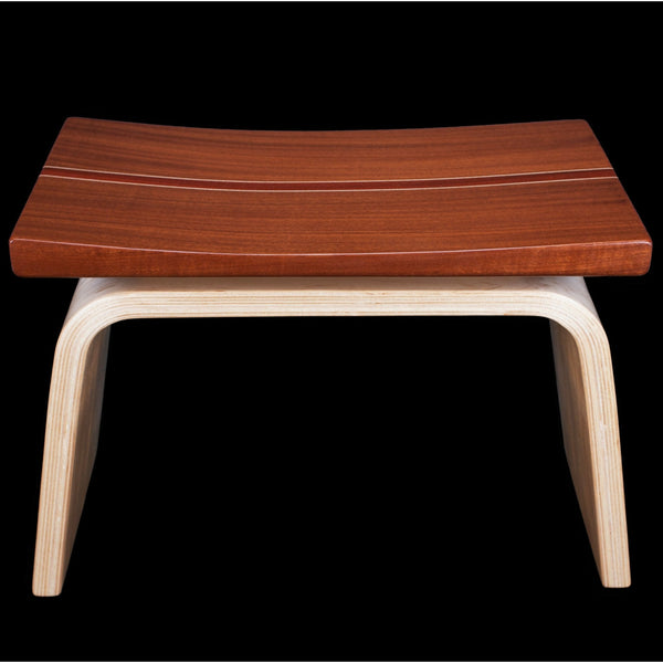 Load image into Gallery viewer, Game Stool Made of Exotic & Domestic Hardwoods - Hardwood Creations