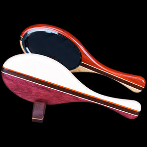 Hardwood Beveled Hand Mirror - Hardwood Creations