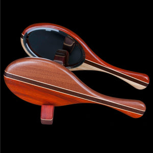 Hardwood Beveled Hand Mirror - Hardwood Creations