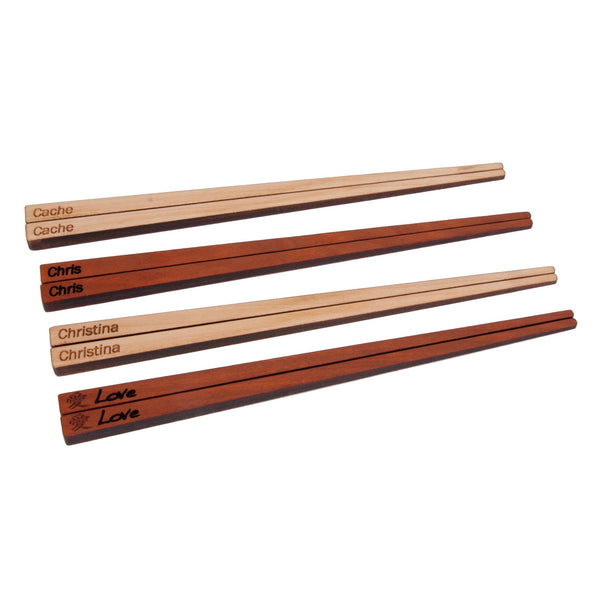 Load image into Gallery viewer, Hardwood Chopsticks with Rest - Hardwood Creations
