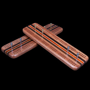 Hardwood Cribbage Board with Pegs - Hardwood Creations