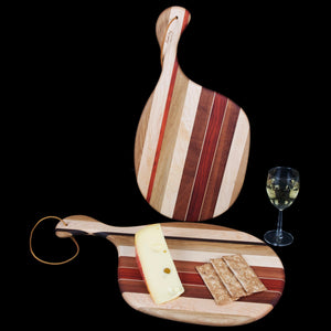 Hardwood Cutting Board With Handle - Hardwood Creations