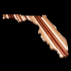 Hardwood Cutting Boards in the Shape of States - Hardwood Creations