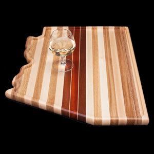 Hardwood Cutting Boards in the Shape of States - Hardwood Creations
