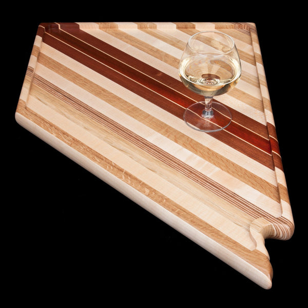 Load image into Gallery viewer, Hardwood Cutting Boards in the Shape of States - Hardwood Creations