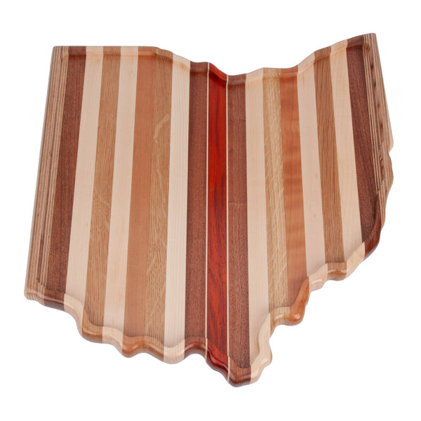 Load image into Gallery viewer, Hardwood Cutting Boards in the Shape of States - Hardwood Creations