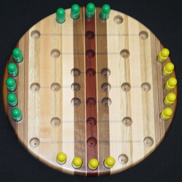 Load image into Gallery viewer, Hardwood Nine Men's Morris - Hardwood Creations