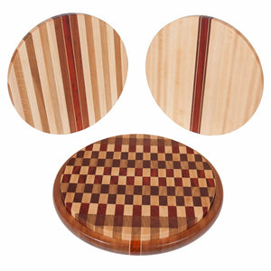 Hardwood Round Cutting Board - Hardwood Creations