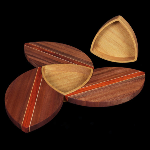 Load image into Gallery viewer, Hardwood Trivet Bowl - Hardwood Creations