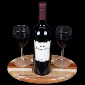 Hardwood Wine Coaster Cutting Board - Hardwood Creations
