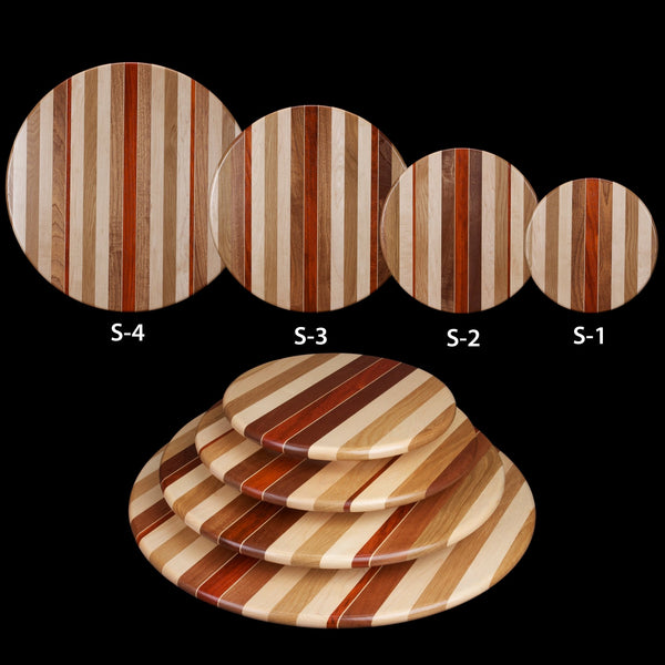 Load image into Gallery viewer, Round Hardwood Lazy Susans - Hardwood Creations
