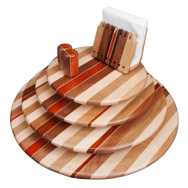 Load image into Gallery viewer, Round Hardwood Lazy Susans - Hardwood Creations