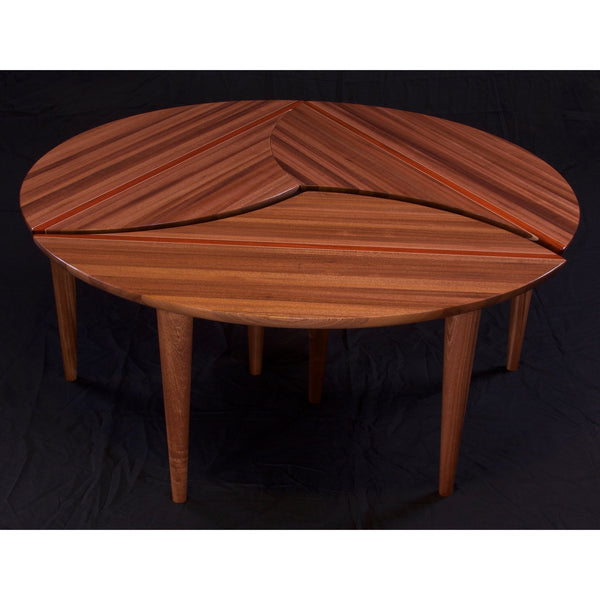 Load image into Gallery viewer, Solid Hardwood Sectional Coffee Table - Hardwood Creations