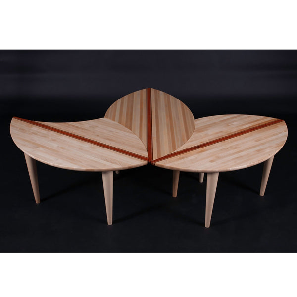 Load image into Gallery viewer, Solid Hardwood Sectional Coffee Table - Hardwood Creations