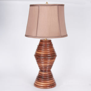 Wooden Laminated Table Lamp - Hardwood Creations