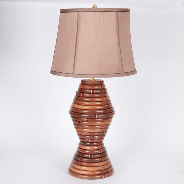 Load image into Gallery viewer, Wooden Laminated Table Lamp - Hardwood Creations