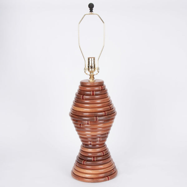 Load image into Gallery viewer, Wooden Laminated Table Lamp - Hardwood Creations
