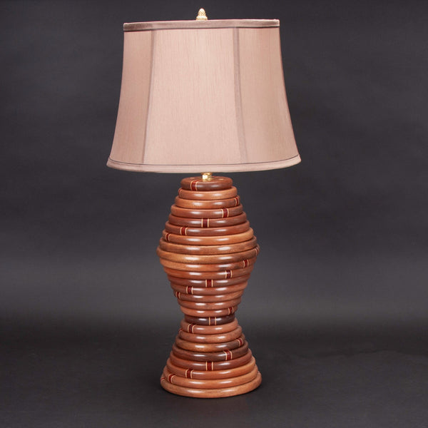 Load image into Gallery viewer, Wooden Laminated Table Lamp - Hardwood Creations