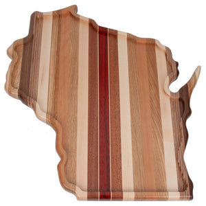 Hardwood Cutting Boards in the Shape of States - AmericanMadeWoodArt.com