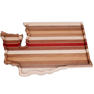 Hardwood Cutting Boards in the Shape of States - AmericanMadeWoodArt.com