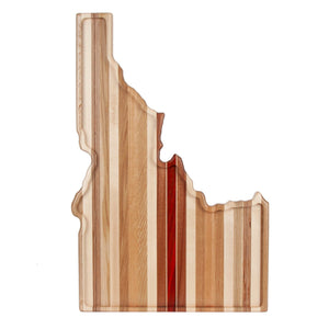 Hardwood Cutting Boards in the Shape of States - AmericanMadeWoodArt.com