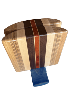 Solid Laminated Hardwood Bookends - AmericanMadeWoodArt.com