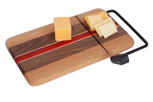 Load image into Gallery viewer, Cutting Board Cheese Slicer - AmericanMadeWoodArt.com
