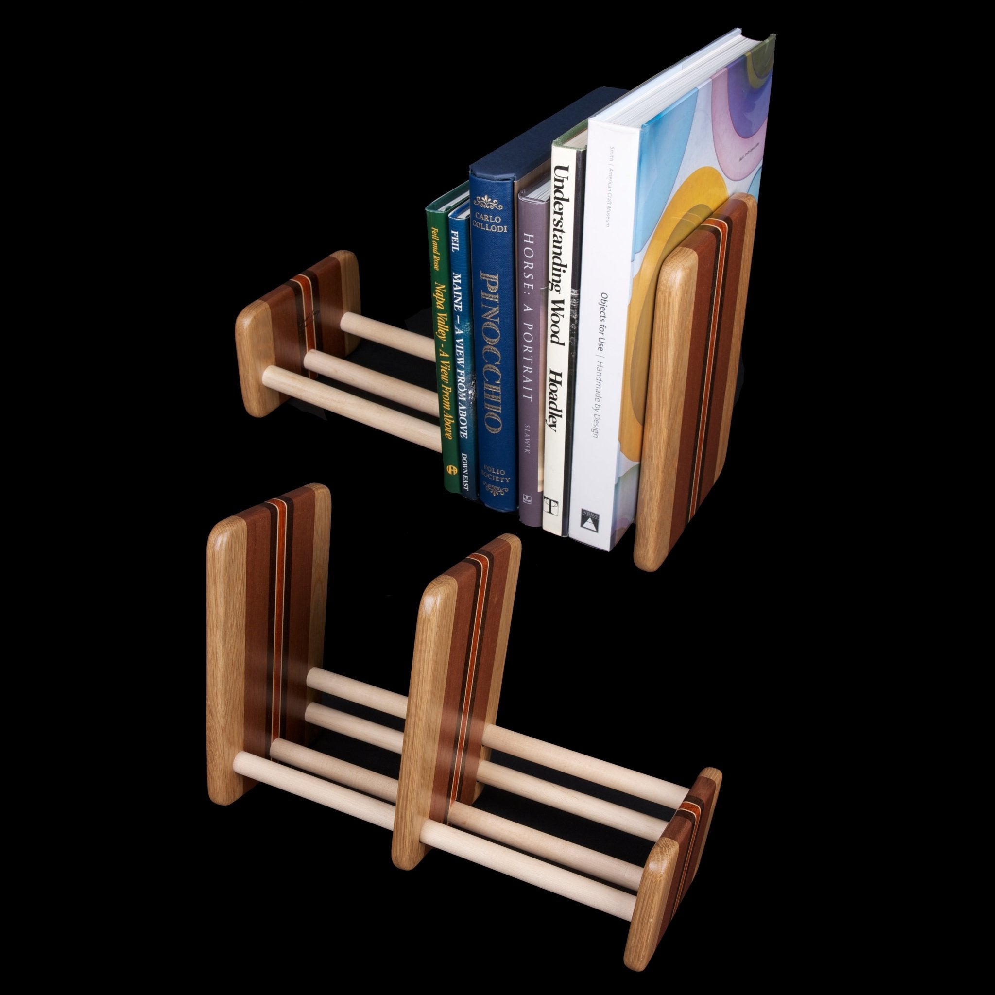 Hardwood Adjustable Book Rack - Hardwood Creations ...