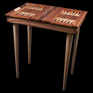Hardwood Backgammon & Cribbage Table - Hardwood Creations