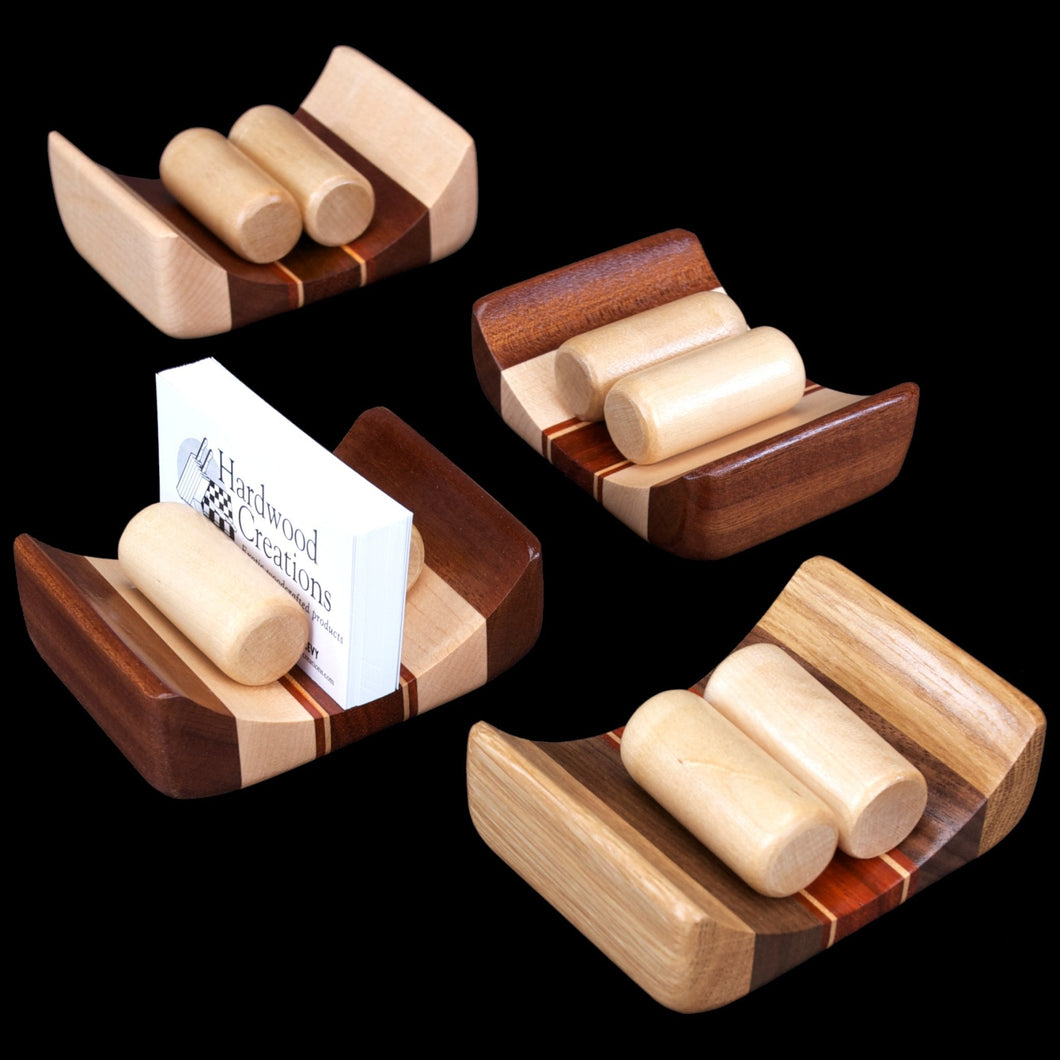 Hardwood Business Card Holder - Hardwood Creations