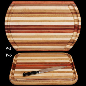 Hardwood Meat & Carving Board with Grooved Trough & Raised Lip - Hardwood Creations