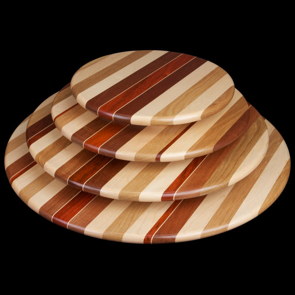 Load image into Gallery viewer, Round Hardwood Lazy Susans - Hardwood Creations
