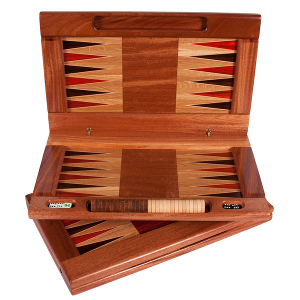 Load image into Gallery viewer, Solid Exotic Hardwood Backgammon Board - Hardwood Creations
