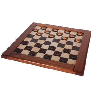 Solid Hardwood Chess Board, Chess Pieces & Box - Hardwood Creations