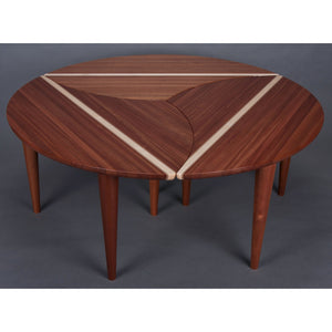Solid Hardwood Sectional Coffee Table - Hardwood Creations