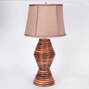 Wooden Laminated Table Lamp - Hardwood Creations